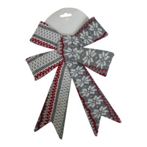 Novogodisna masna - sivo bijela