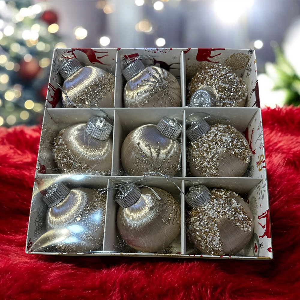 Bombice za jelku 9/1 - zlatna boja