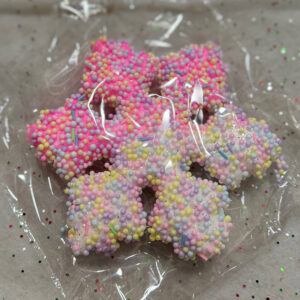 Novogodisnji ukras "Pahulja" - rozo bijela